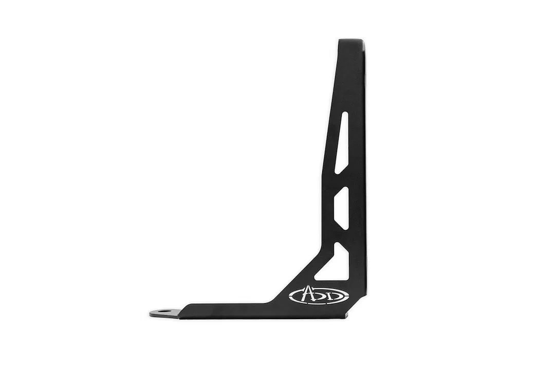 AC1102501NA – A.DESERT DES Bed Side Support, Direct-Fit Powder Coated Hammer Black Steel Set Of 2